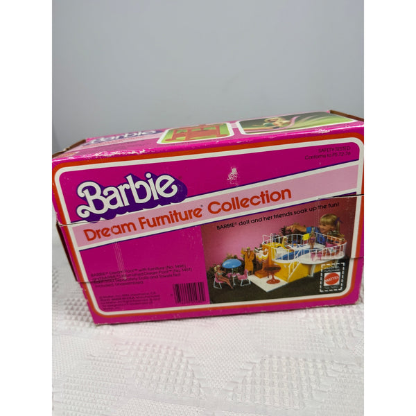 Barbie Dream Furniture Collection Patio Recliner & Serving Cart Set Mattel 1982
