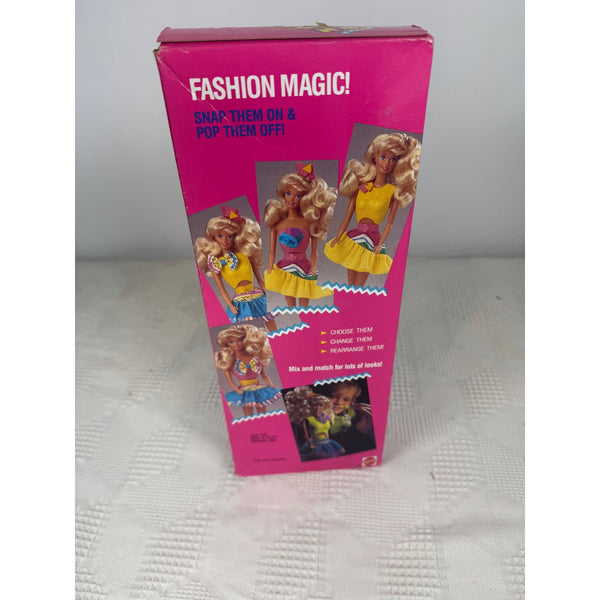 Barbie Snap N Play Doll Vintage 1991 Mattel Fashion Mix and Match 3550 NIB