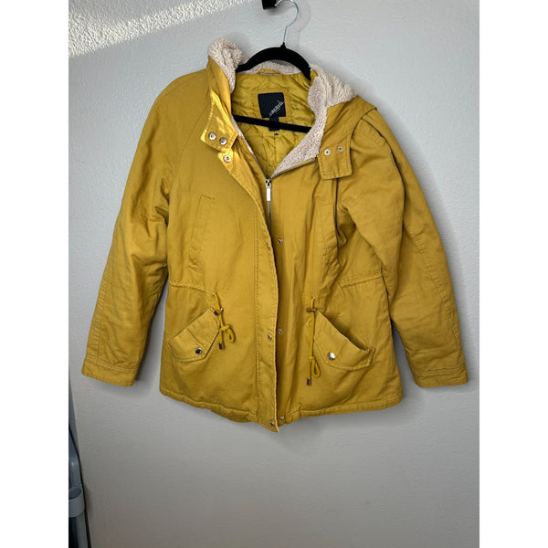 Collection B Womens Yellow Coat