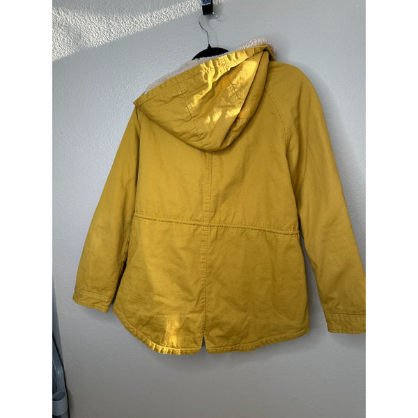 Collection B Womens Yellow Coat