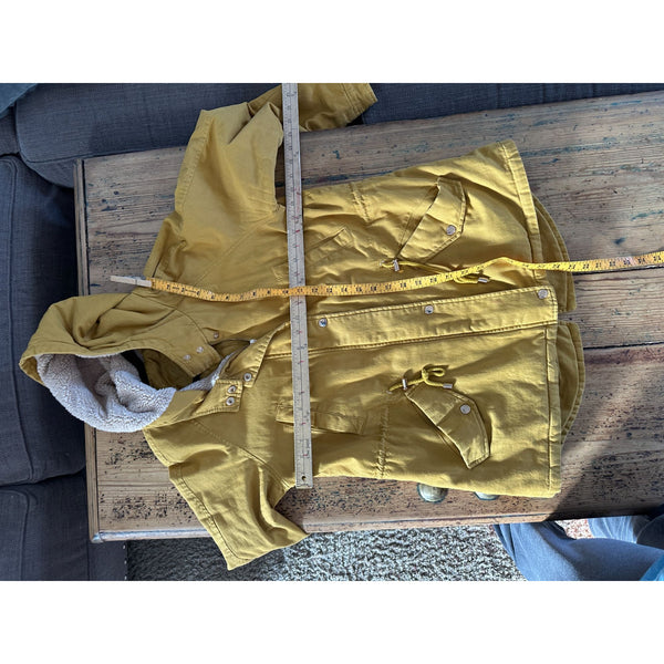 Collection B Womens Yellow Coat