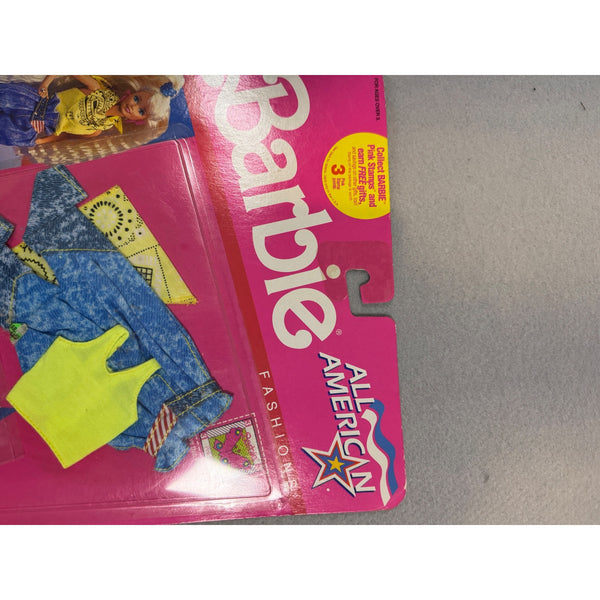 Barbie All American Fashion Collect Pink Stamp Club Doll Outfit Accessory Set