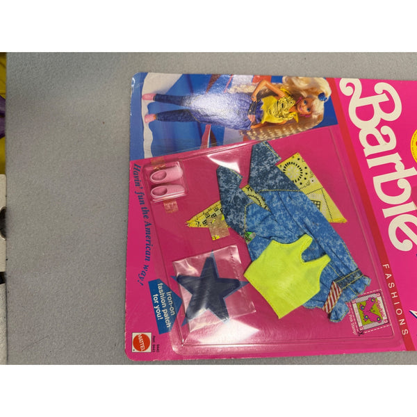 Barbie All American Fashion Collect Pink Stamp Club Doll Outfit Accessory Set