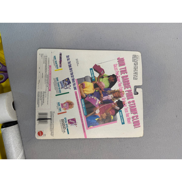 Barbie All American Fashion Collect Pink Stamp Club Doll Outfit Accessory Set