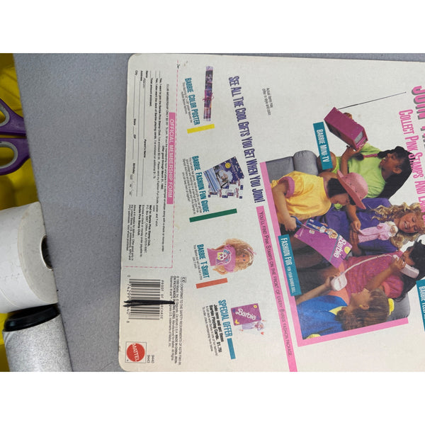 Barbie All American Fashion Collect Pink Stamp Club Doll Outfit Accessory Set
