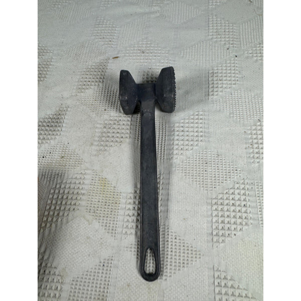Vintage Aluminum Meat Tenderizer With Two Sided Hammer For Meat Preparation