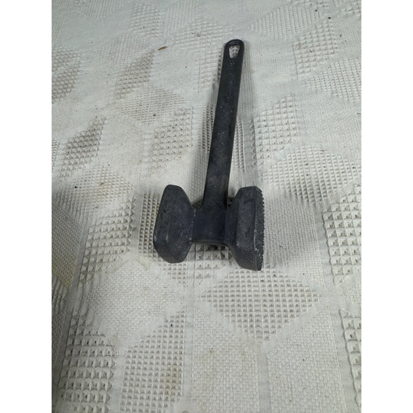 Vintage Aluminum Meat Tenderizer With Two Sided Hammer For Meat Preparation