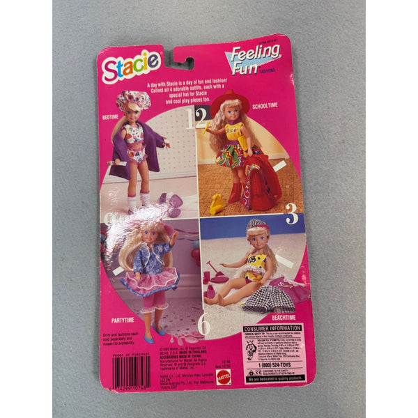 Stacie Feeling Fun Fashions Barbie Doll Outfit Bedtime Robe Set Mattel 1993 NWB