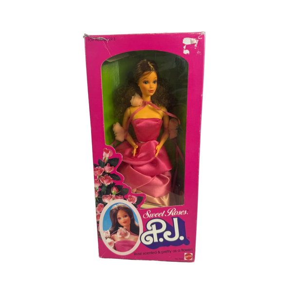Sweet Roses PJ Doll Rose Scented By Mattel 1983 No 7455 Vintage Collectible NIB