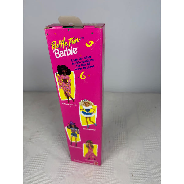 Ruffle Fun Barbie Doll Vintage 1994 By Mattel Pink and Yellow 12434 NIB