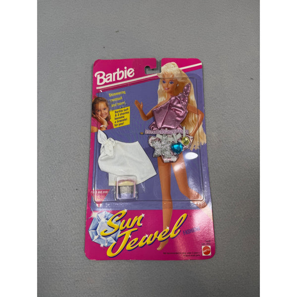 Barbie Sun Jewel Fashions Doll Outfit Mattel Vintage 1993 Shimmering Swimsuit