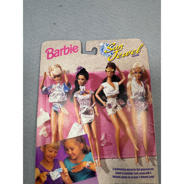 Barbie Sun Jewel Fashions Doll Outfit Mattel Vintage 1993 Shimmering Swimsuit