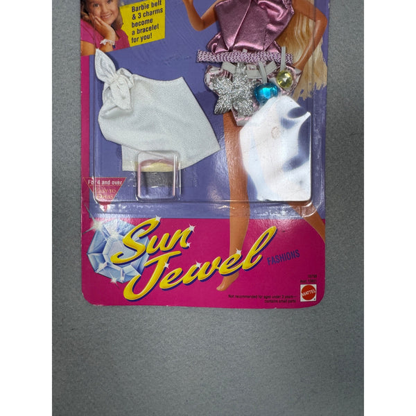 Barbie Sun Jewel Fashions Doll Outfit Mattel Vintage 1993 Shimmering Swimsuit