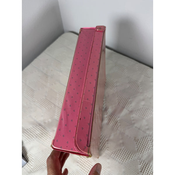 Barbie 1985 Fashion Doll Case Pink with Handle and Interior Storage Vintage