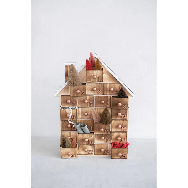 Wood House Advent Calendar