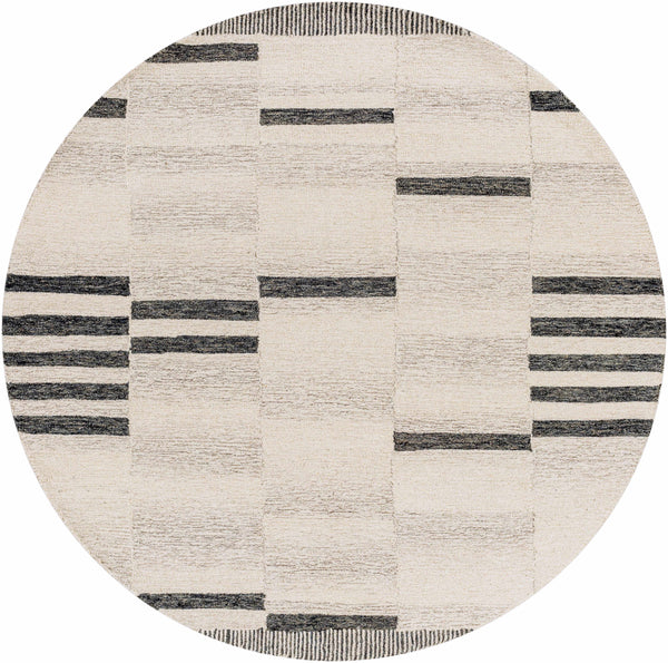 Aibonito Wool Area Rug circle 