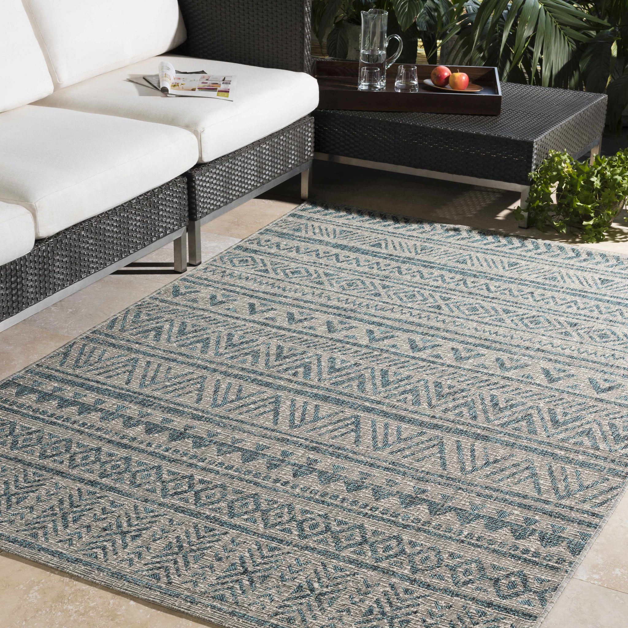 Ambridge Outdoor Safe Area Rug porch