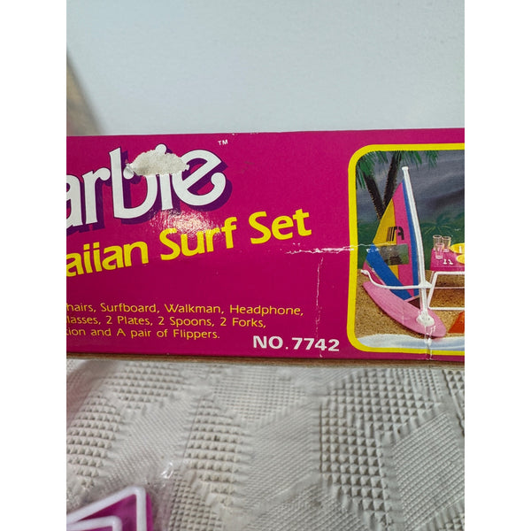 Tropical Barbie Hawaiian Surf Set Playset Vintage 1986 Mattel Arco Accessories