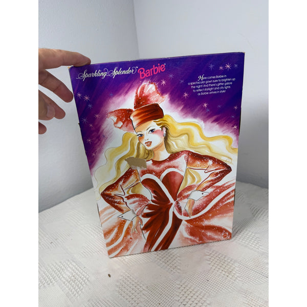 Barbie Sparkling Splendor Limited Edition 1993 Doll Red Glitter Gown 10994 NIB