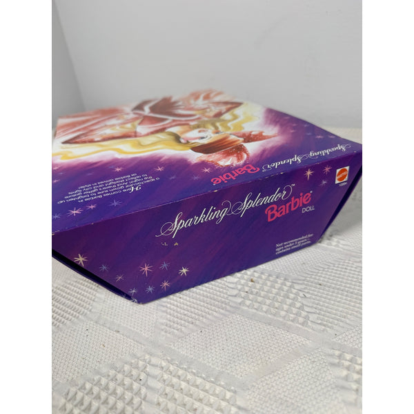 Barbie Sparkling Splendor Limited Edition 1993 Doll Red Glitter Gown 10994 NIB