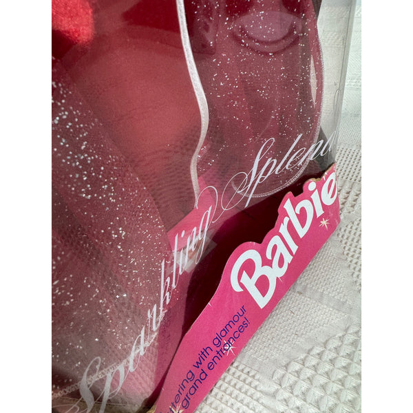 Barbie Sparkling Splendor Limited Edition 1993 Doll Red Glitter Gown 10994 NIB