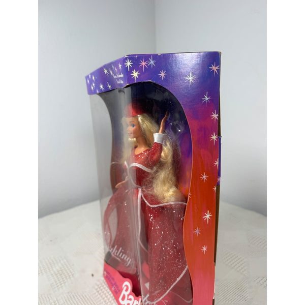 Barbie Sparkling Splendor Limited Edition 1993 Doll Red Glitter Gown 10994 NIB