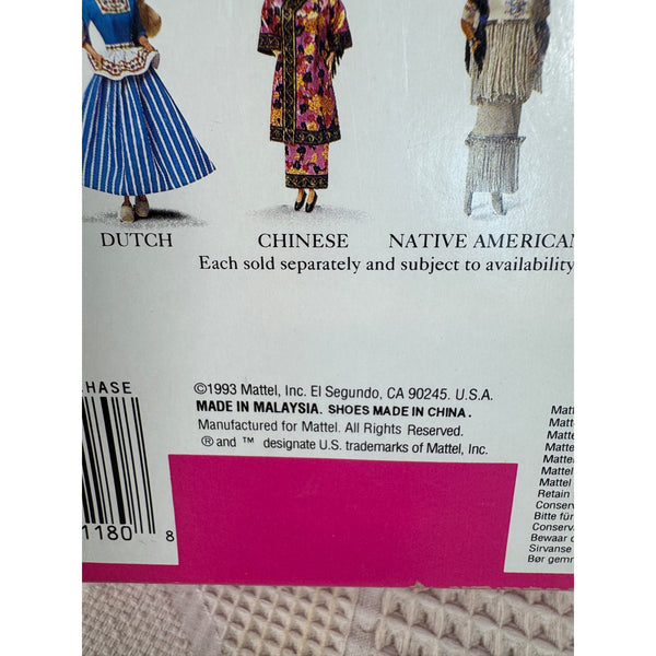 Chinese Barbie Dolls Of The World Collection 1993 Special Edition 11180 NIB