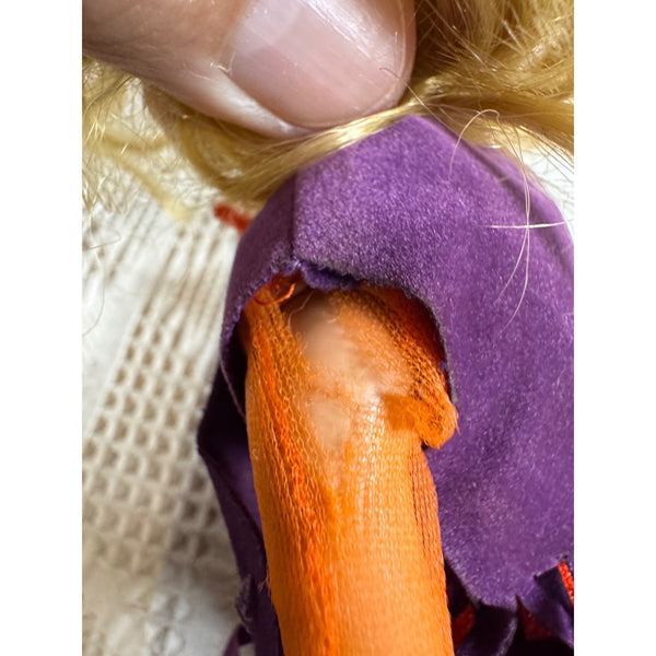 Vintage 1971 Live Action PJ Doll Friend of Barbie TNT Bendable Legs Fringe Lashes