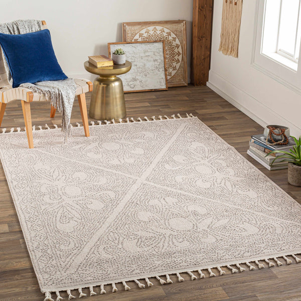 Birdwood Cream & Brown Area Rug  boho