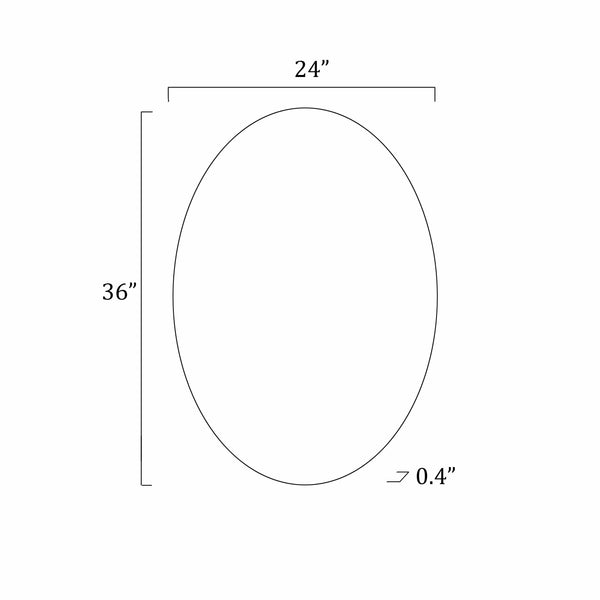 Bugallon Oval Mirror