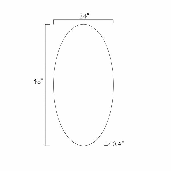 Bugallon Oval Mirror