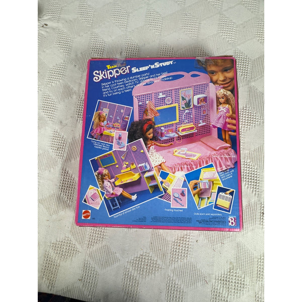 Teen Time Skipper Sleep N Study Playset w Accessories 1988 Mattel Vintage Barbie