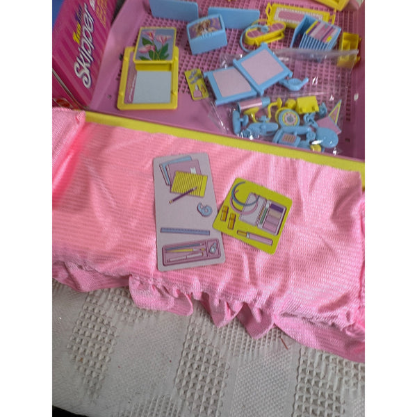 Teen Time Skipper Sleep N Study Playset w Accessories 1988 Mattel Vintage Barbie