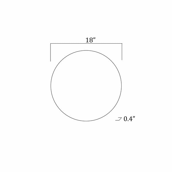 Casian Round Mirror 18 inch