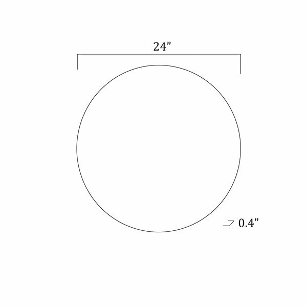 Casian Round Mirror 24 inch