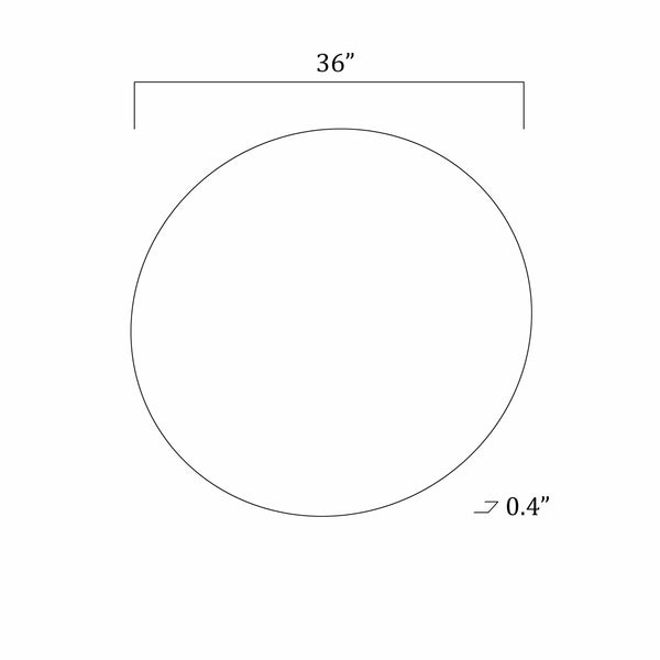 Casian Round Mirror 36 inches