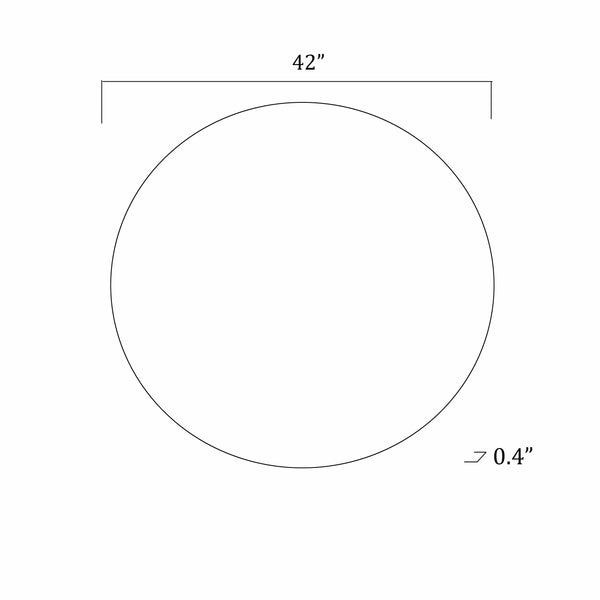 Casian Round Mirror 42 inch