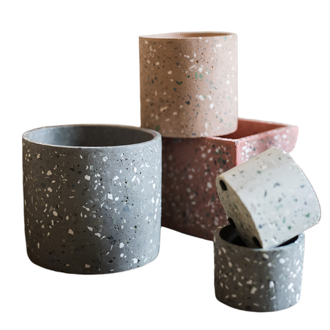 Cement Planter in Various Shape Colors and Sizes