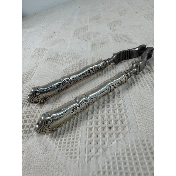 Vintage Sterling Silver Nutcracker With Intricate Handle Design Antique c1920s