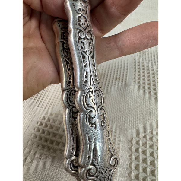 Vintage Sterling Silver Nutcracker With Intricate Handle Design Antique c1920s