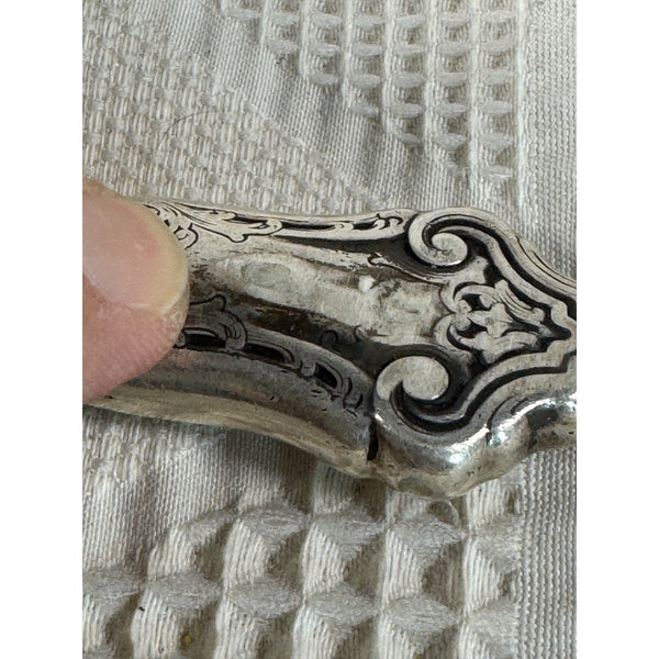 Vintage Sterling Silver Nutcracker With Intricate Handle Design Antique c1920s
