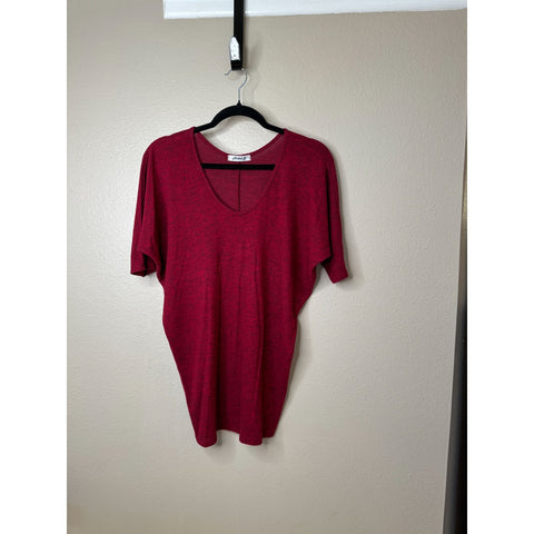 Aiden Y Womens red blouse