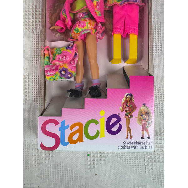 Stacie Doll Littlest Sister Of Barbie Vintage 1991 Mattel Floral Outfit 4240 NIB