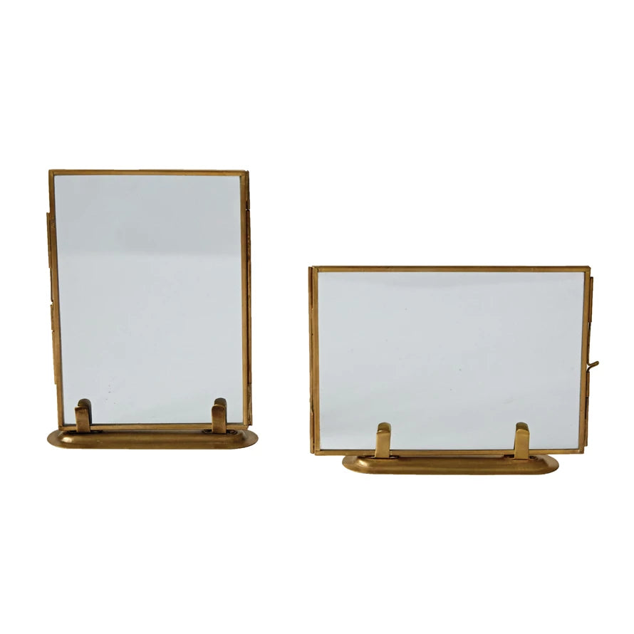 Brass and Glass Photo Frame