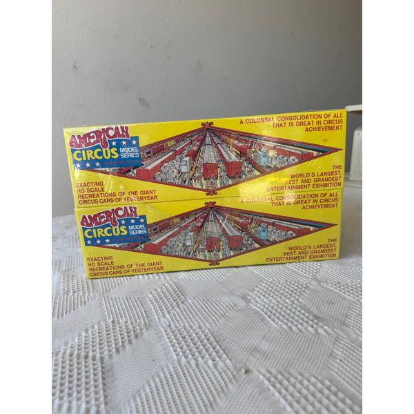 American Circus Model Series Strates HO Scale Train Set Walthers Vintage NWB