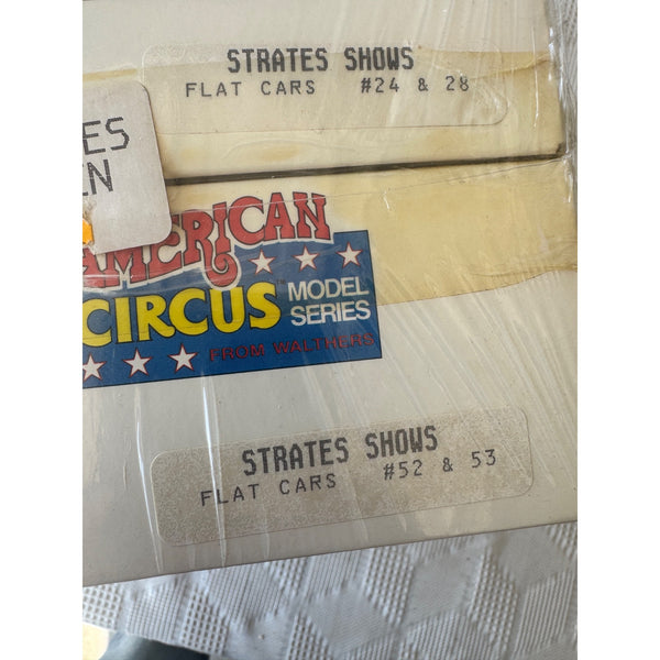 American Circus Model Series Strates HO Scale Train Set Walthers Vintage NWB