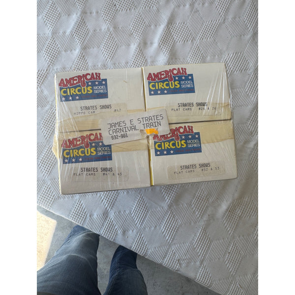 American Circus Model Series Strates HO Scale Train Set Walthers Vintage NWB