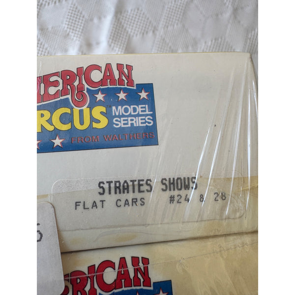 American Circus Model Series Strates HO Scale Train Set Walthers Vintage NWB