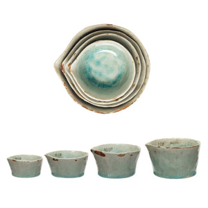 Stoneware Measuring Cups, 