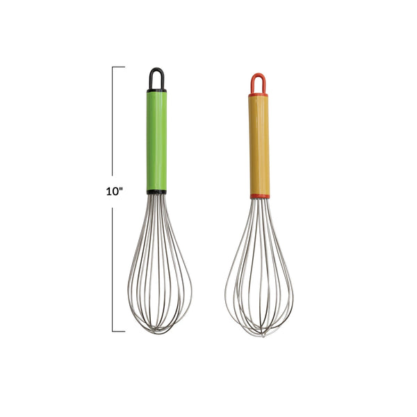 Stainless Steel Whisk-Green